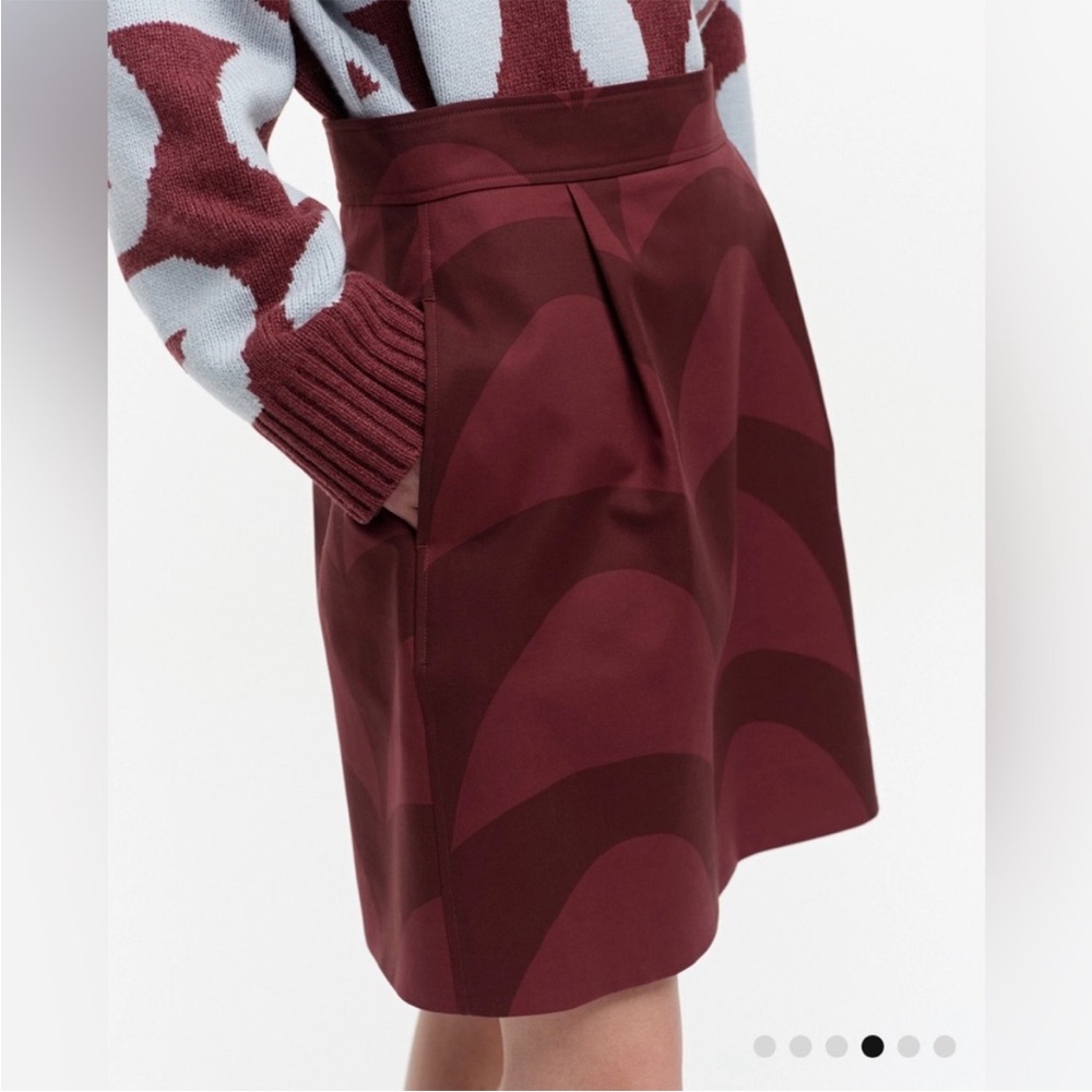 Marimekko Judy Iso Laine mini skirt size 40, worn once!